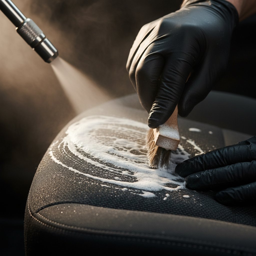 Modern car detailing facility